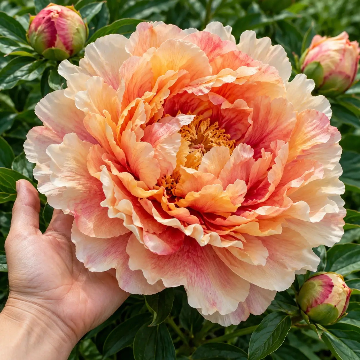 Півонія «Оксамитка» (Peach Velvet)
